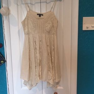american eagle white dress